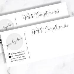 With Compliment Slip