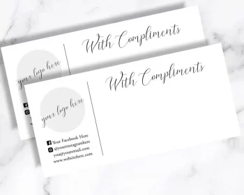 With Compliment Slip